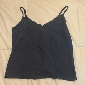 SHEIN Black and Blue Fitted Camisole Top